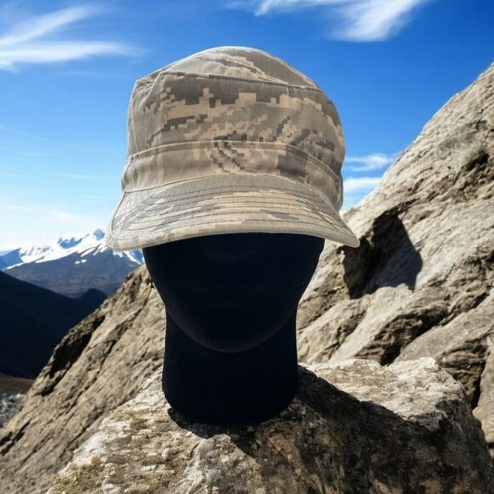 USAF Camo Cap Sz 7‎ 1/2 Tactical Utility Military Issue Combat Gear Hunting Camp